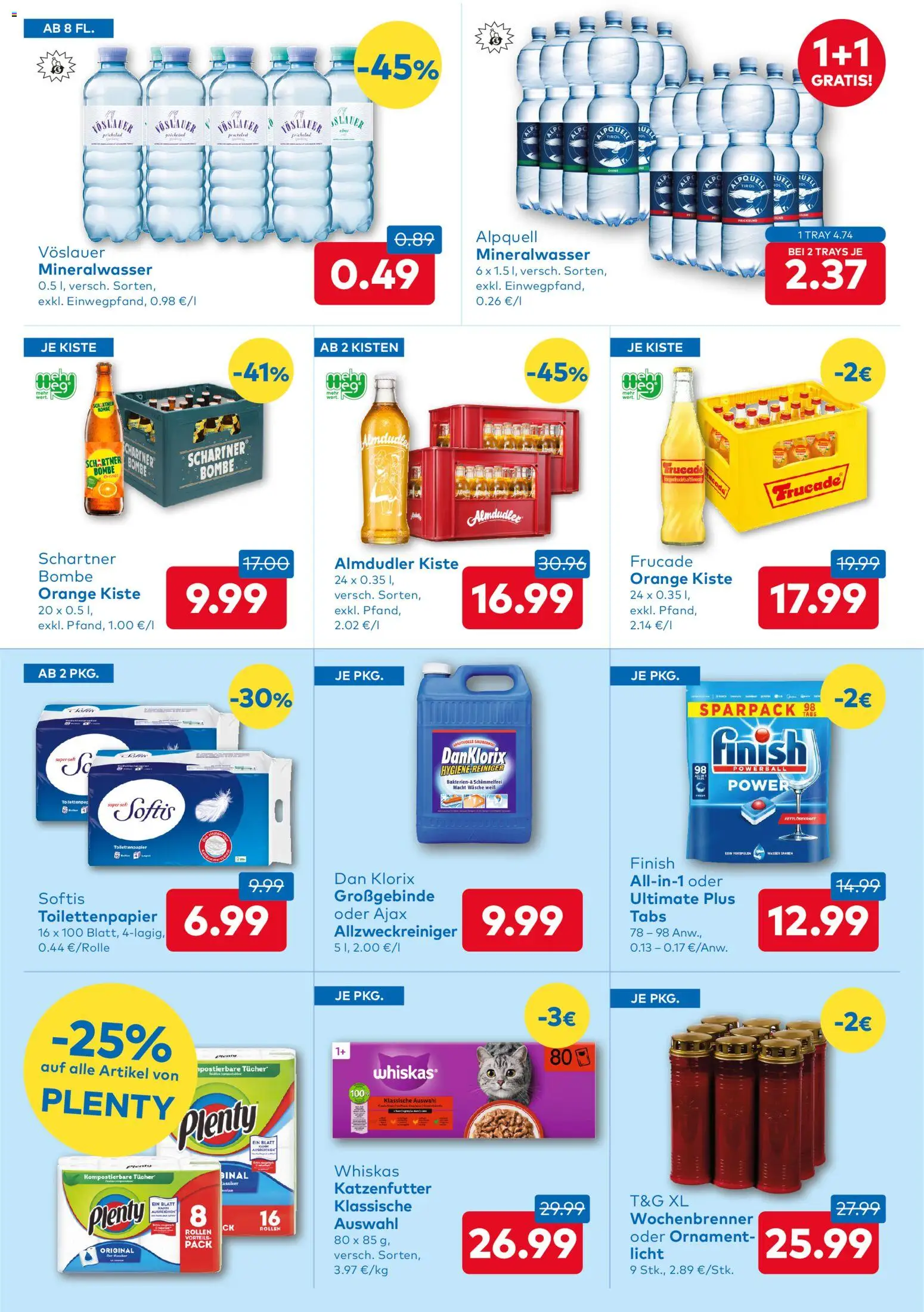 T&G Flugblatt gültig ab 16.07.2026 | Seite: 6 | Produkte: Wasser, Mineralwasser, Saft