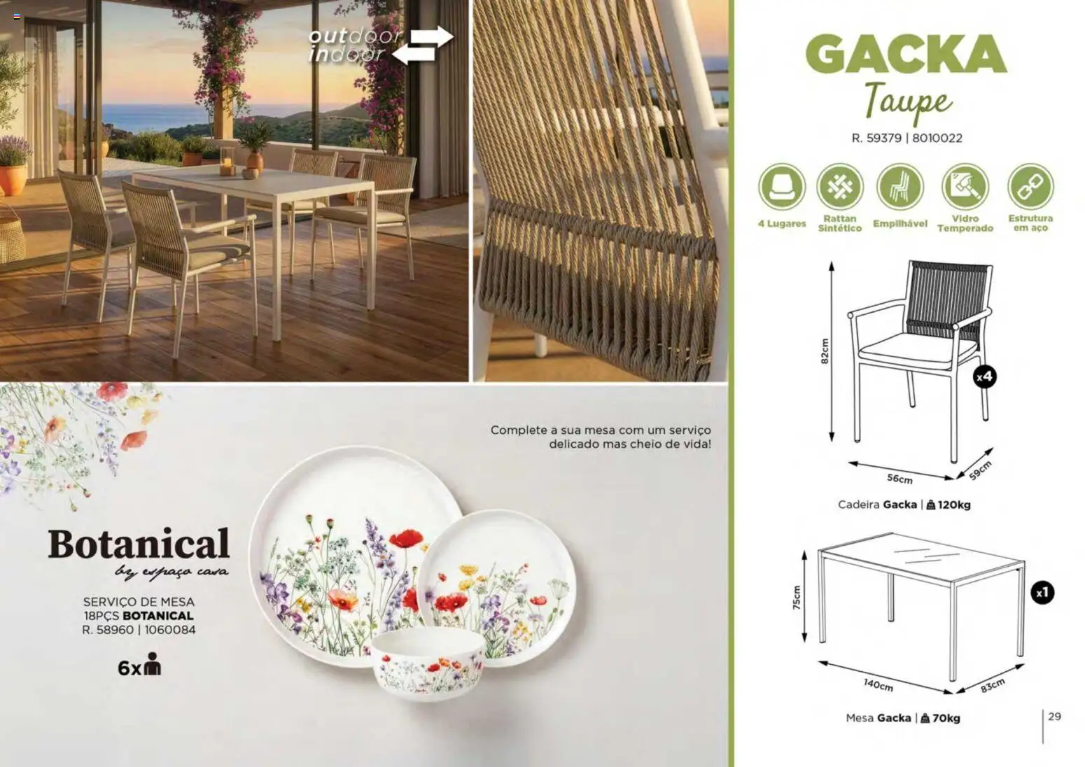 Espaço Casa folheto Ar Livre 2026 │ válido de 07.03.2026 | Página: 29 | Produtos: Mesa, Cadeira