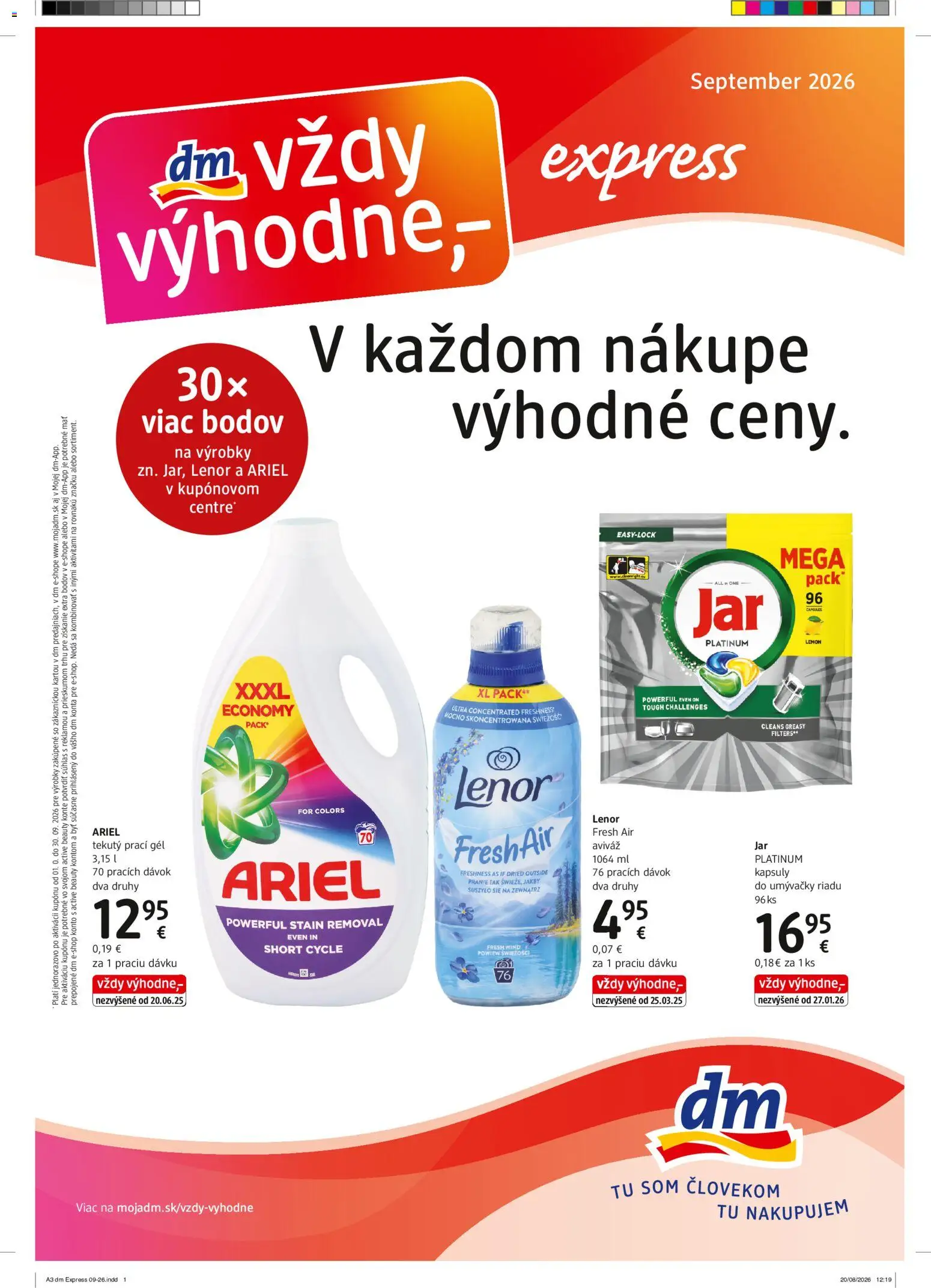 Nové dm drogerie akcie – leták je platný od 16.09.2026 | Strana: 1
