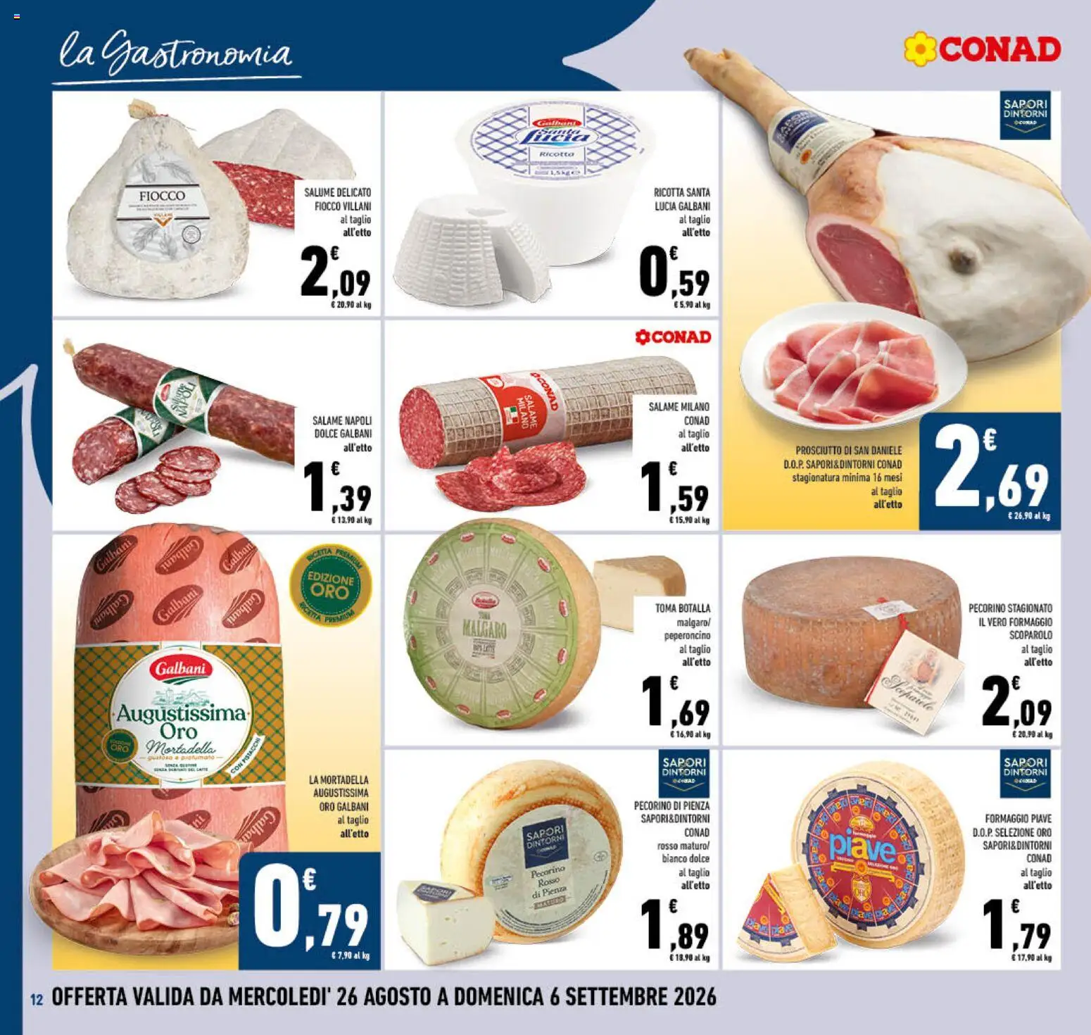 Volantino Conad del 26/08/2026 | Pagina: 12