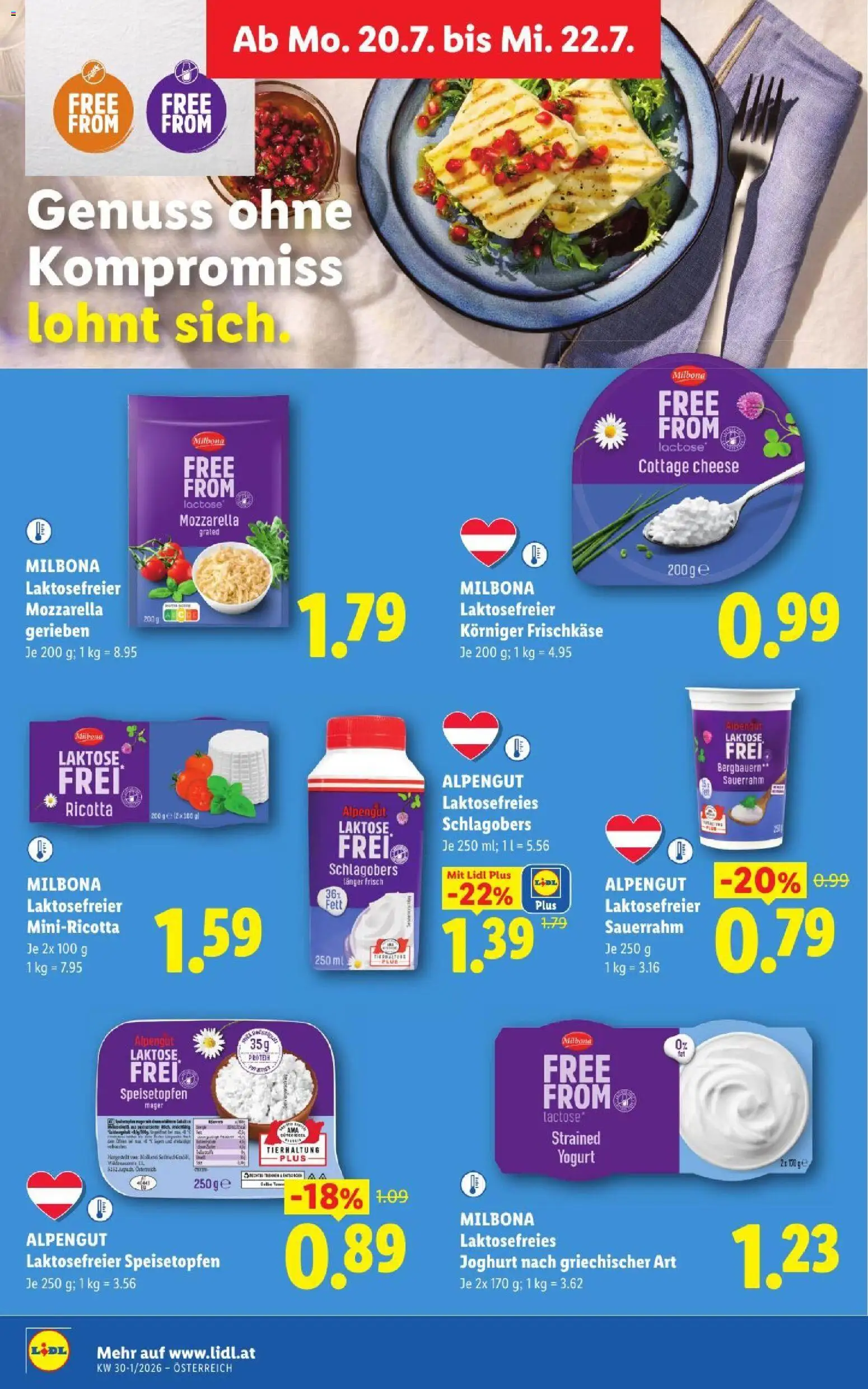 Lidl - Flugblatt gültig ab 16.07.2026 | Seite: 45 | Produkte: Joghurt, Sauerrahm