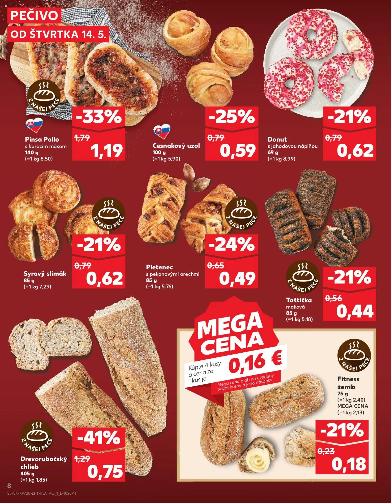 Nové Kaufland akcie – leták je platný od 14.05.2026 | Strana: 8
