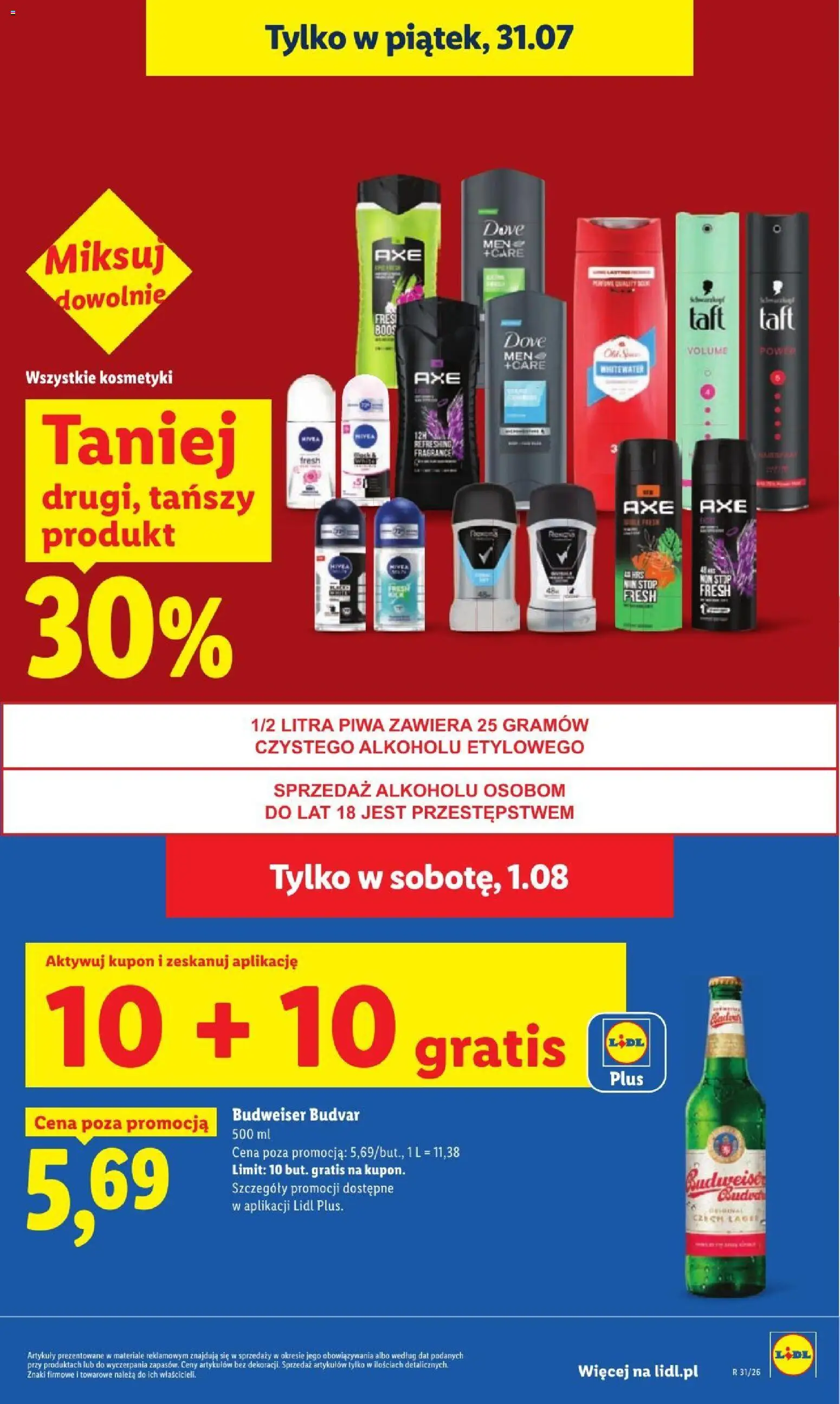 Lidl gazetka od 30.07.2026 | Strona: 29 | Produkty: Kosmetyki, Body, Old spice