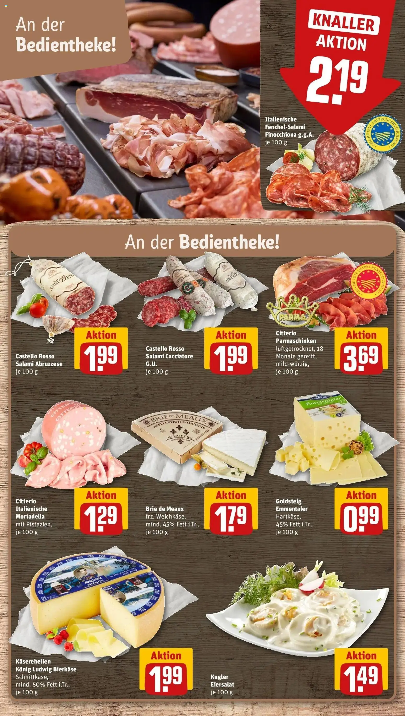 REWE Prospekt ab 05.10.2026 zum Blättern » Angebote | Seite: 13 | Produkte: Salami
