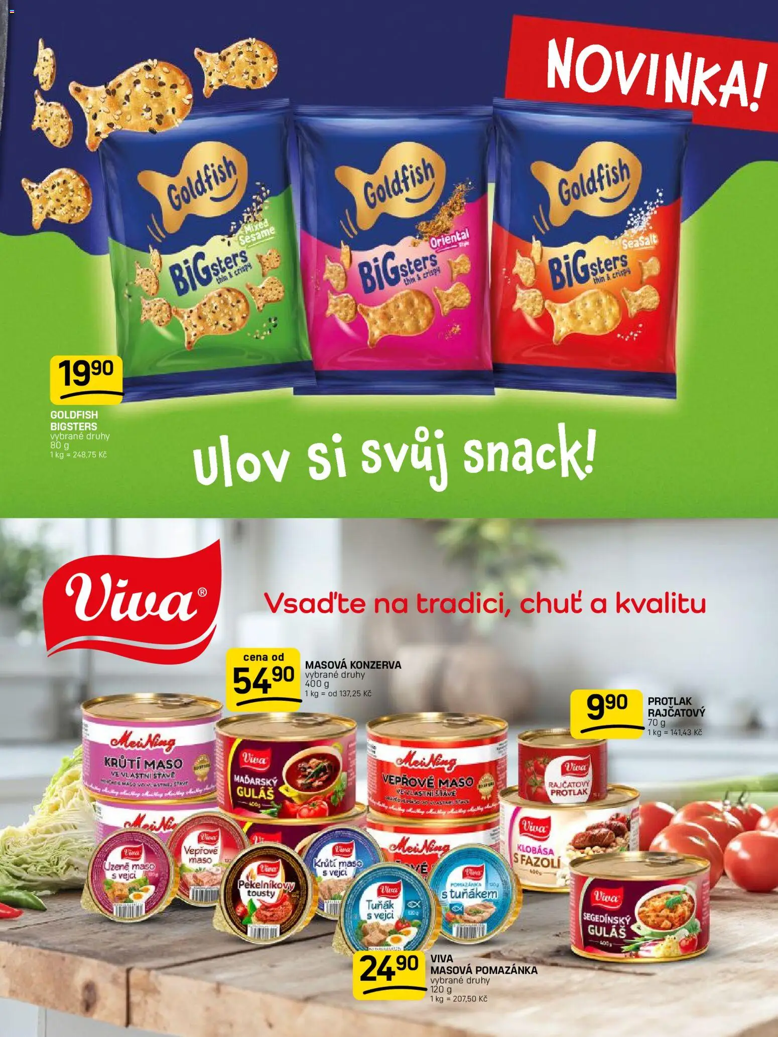 Flop leták od 08.07.2026 | Strana: 13 | Produkty: Tuňák, Pomazánka, Maso, Krůtí maso