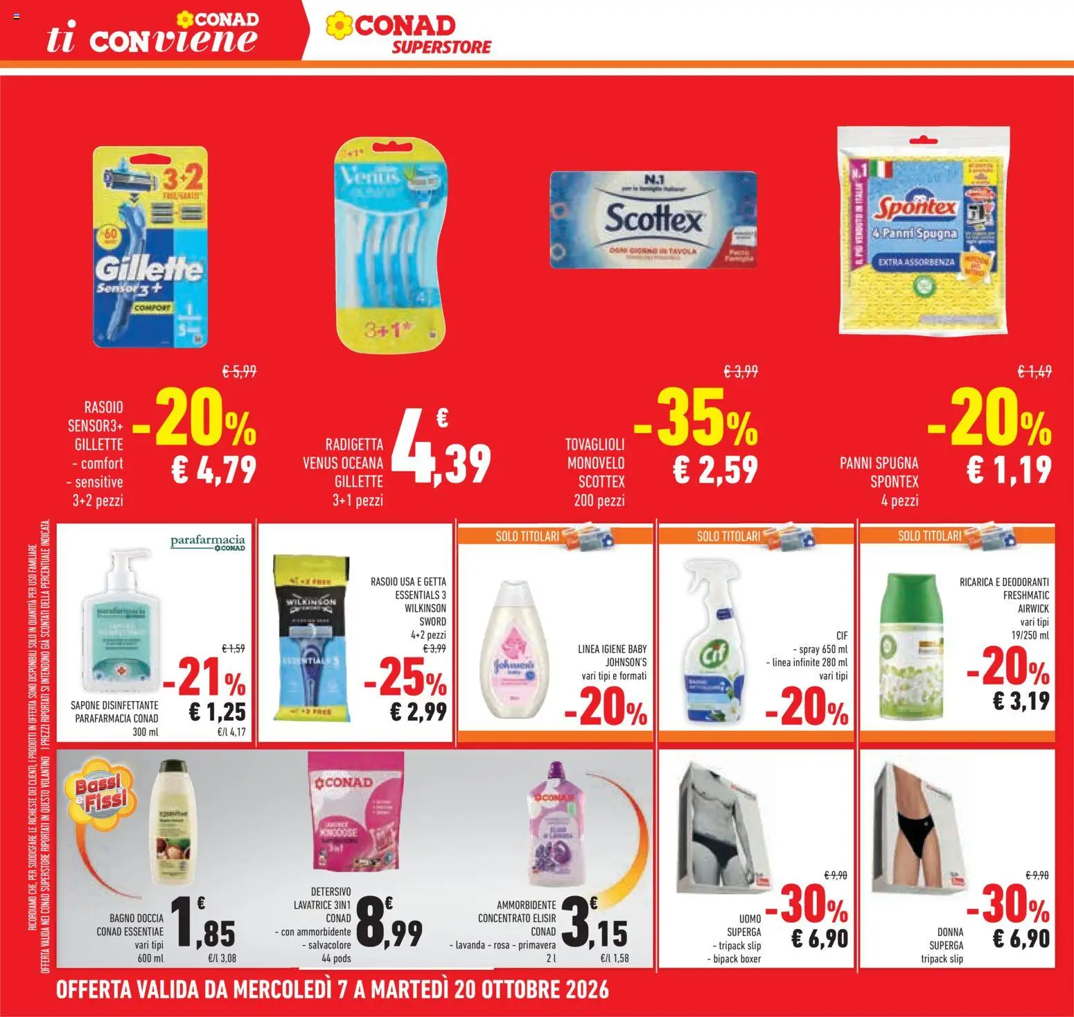 Volantino Conad del 07/10/2026 | Pagina: 50