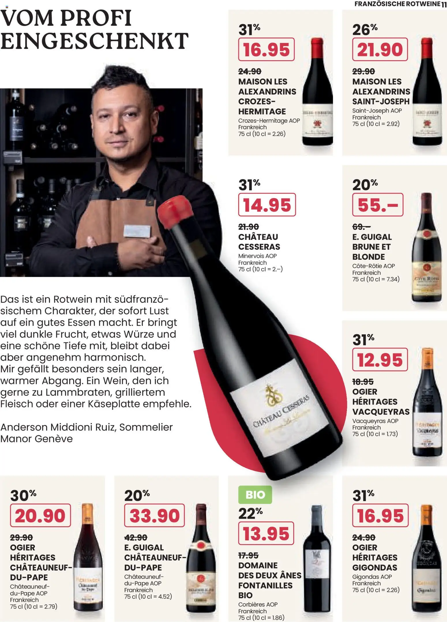 Manor aktionen Wine – gültig ab 06.09.2026 | Seite: 11