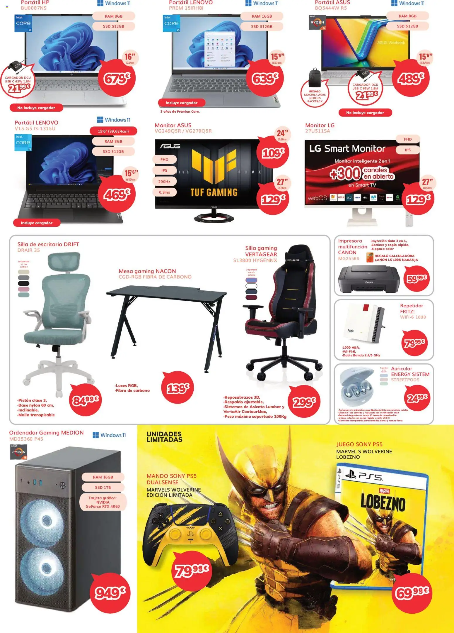 Mi Electro - folleto │ válido desde el 01/10/2026 | Página: 7 | Productos: Impresora, Calculadora, Silla de escritorio, Batería