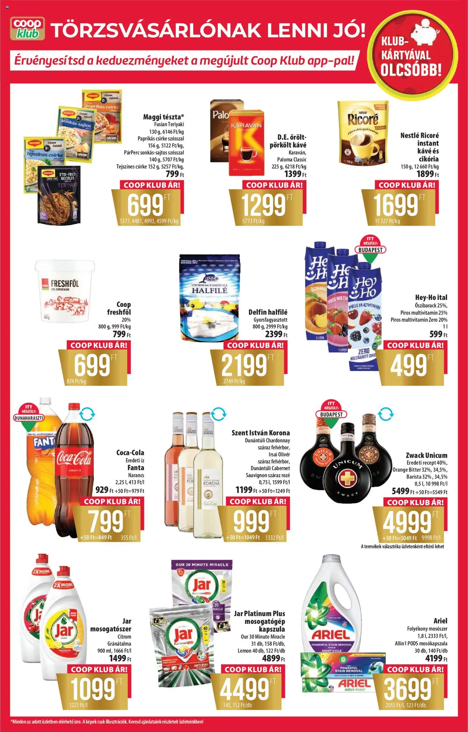 COOP akciós ujság - amely érvényes a következő dátumtól: 2026.08.06. | Oldal: 7 | Termékek: Fanta, Mosogatógép, Folyékony mosószer, Citrom