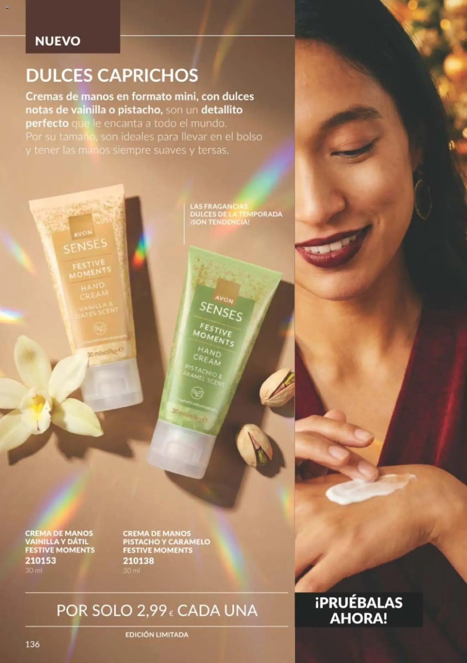 Catálogo AVON Black Friday │ válido desde el 01/11/2026 | Página: 136 | Productos: Crema de manos, Crema, Vainilla, Dulces