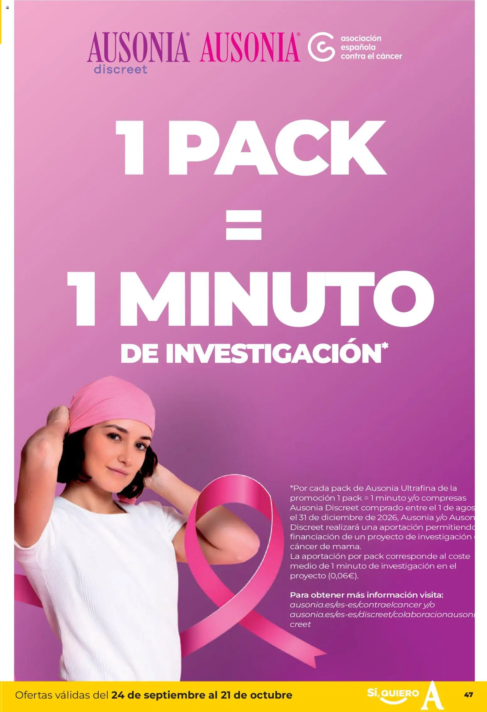 Alimerka folleto Asturias │ válido desde el 24/09/2026 | Página: 47 | Productos: Compresas