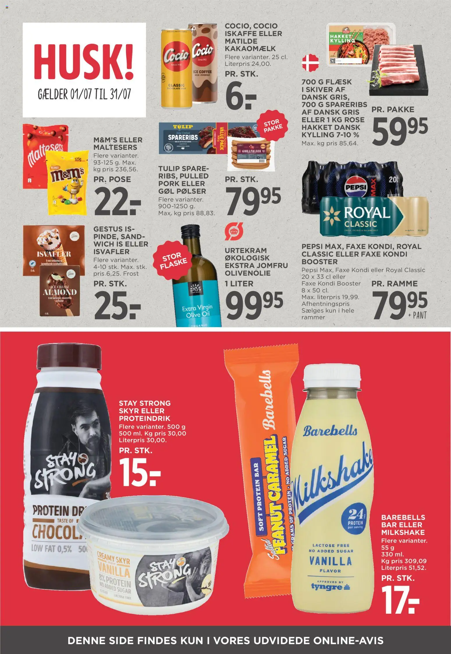 Meny tilbudsavis – gyldig fra 10/07/2026 | Side: 5 | Produkter: Skyr, Milkshake, Isvafler, Olivenolie