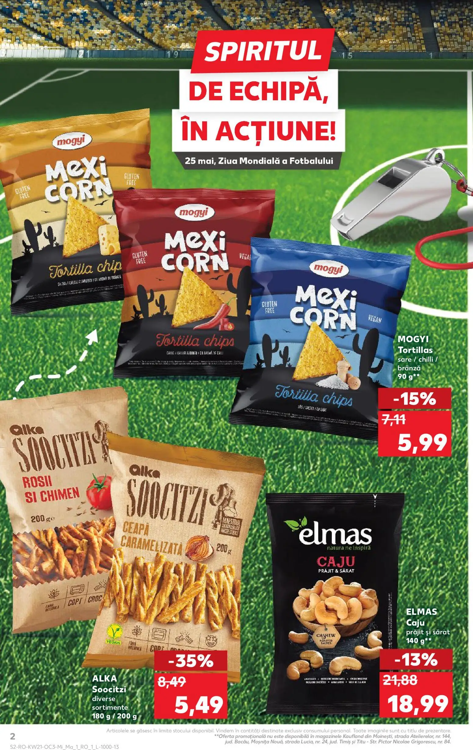 Noul catalog Kaufland – valabil de la 20.05.2026 | Pagină: 2 | Produse: Brânză, Ceapă, Sos, Sare