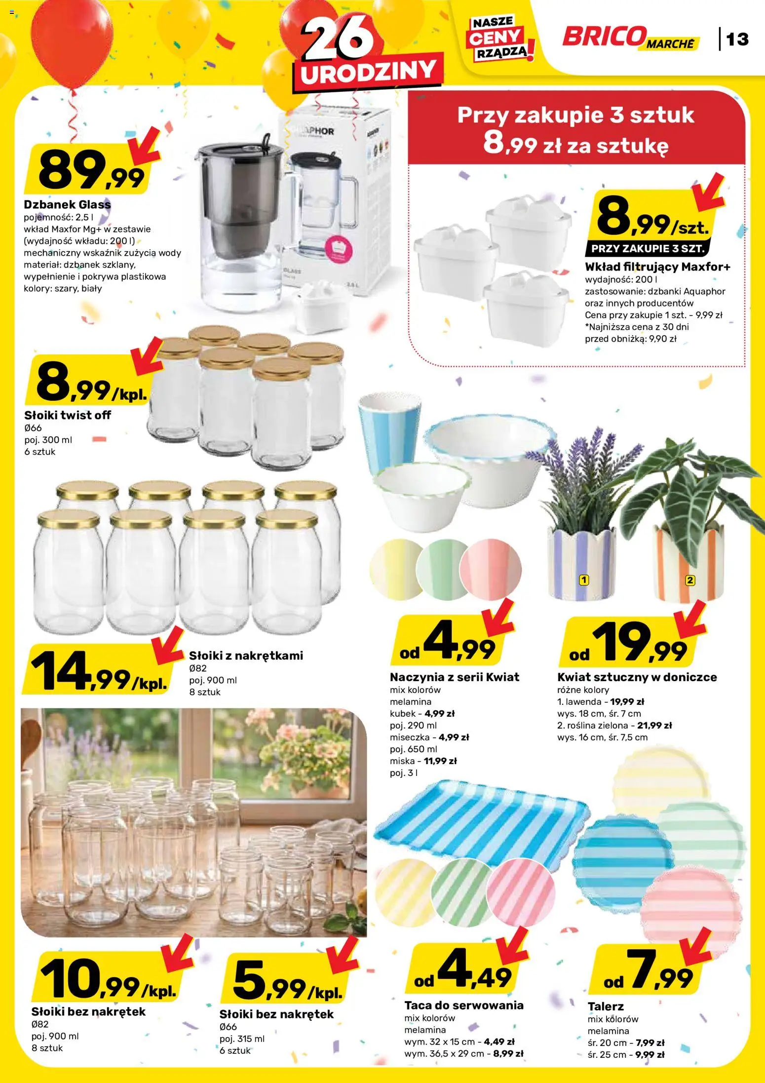 Brico Marché gazetka od 03.06.2026 | Strona: 13 | Produkty: Dzbanek
