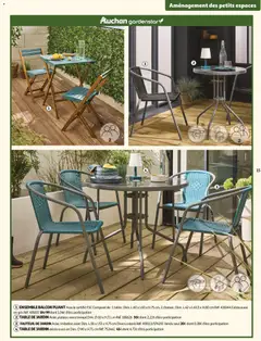 Auchan - Jardinage, meubles jardin - Voorbeeld van een folder van Auchan, geldig van 03.03.2026 | Pagina: 15 | Producten: Fauteuil