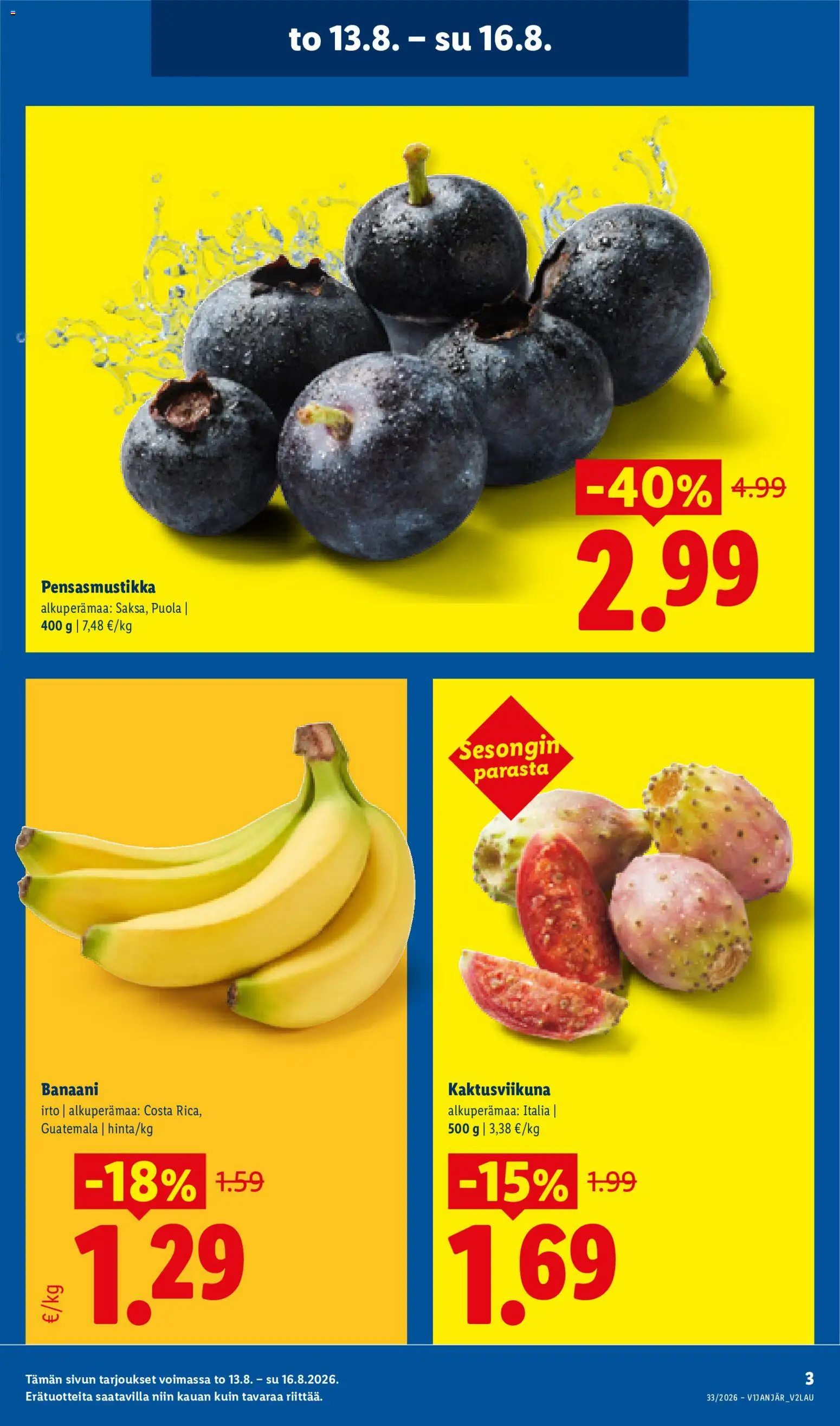 Lidl tarjoukset - Rovaniemi – voimassa 13/08/2026 alkaen | Sivu: 3