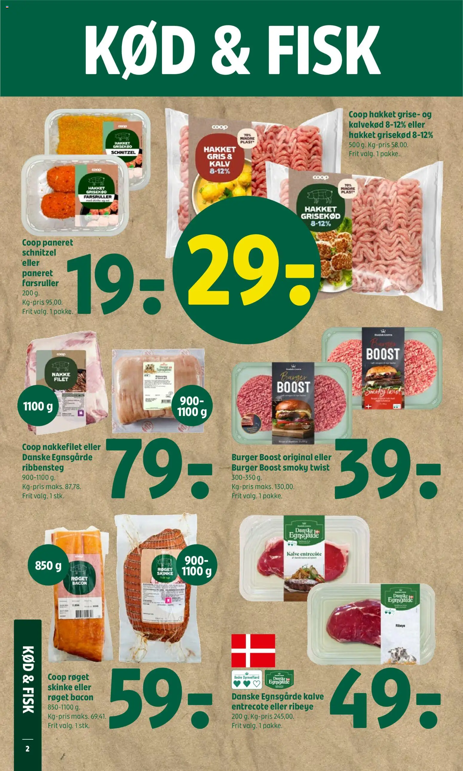 Coop 365 tilbudsavis – gyldig fra 23.04.2026 | Side: 5 | Produkter: Skinke, Fisk, Entrecote, Bacon