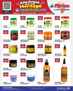 Africa Cash & Carry specials catalogue – valid from 23/09/2026 | Page: 68