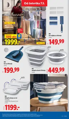 Sklopiva kanta ili korpa, Sklopiva kanta ili korpa - pregled Lidl kataloga - važi od 07.05.2026 | Strana: 73