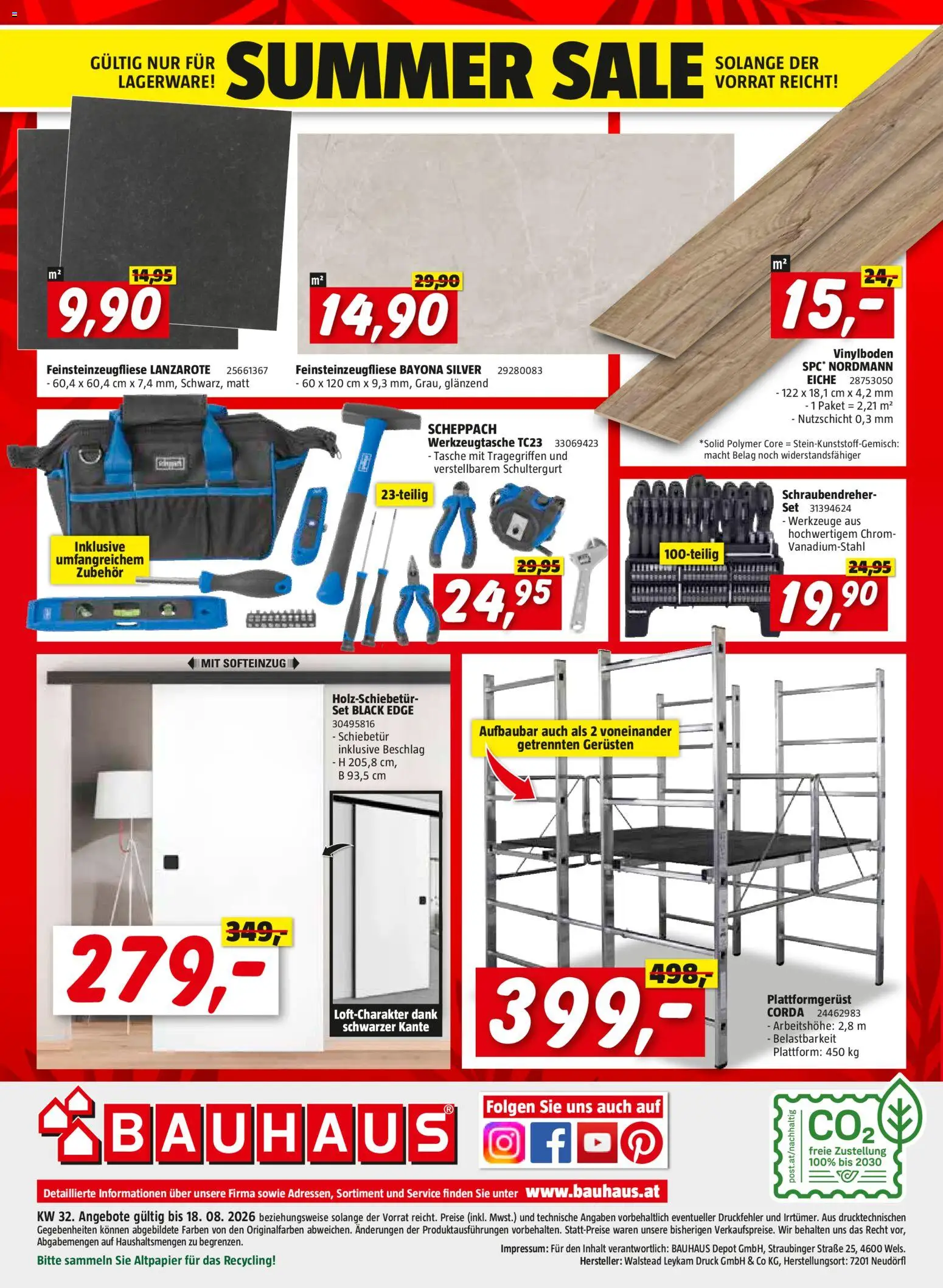 Bauhaus Summer Sale gültig ab 05.08.2026 | Seite: 8 | Produkte: Tasche
