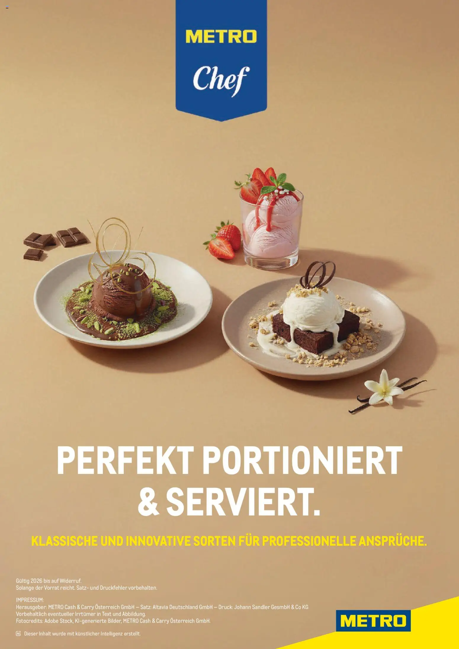 Metro angebote Smart Chef - Dessert gültig ab 01.01.2026 | Seite: 60