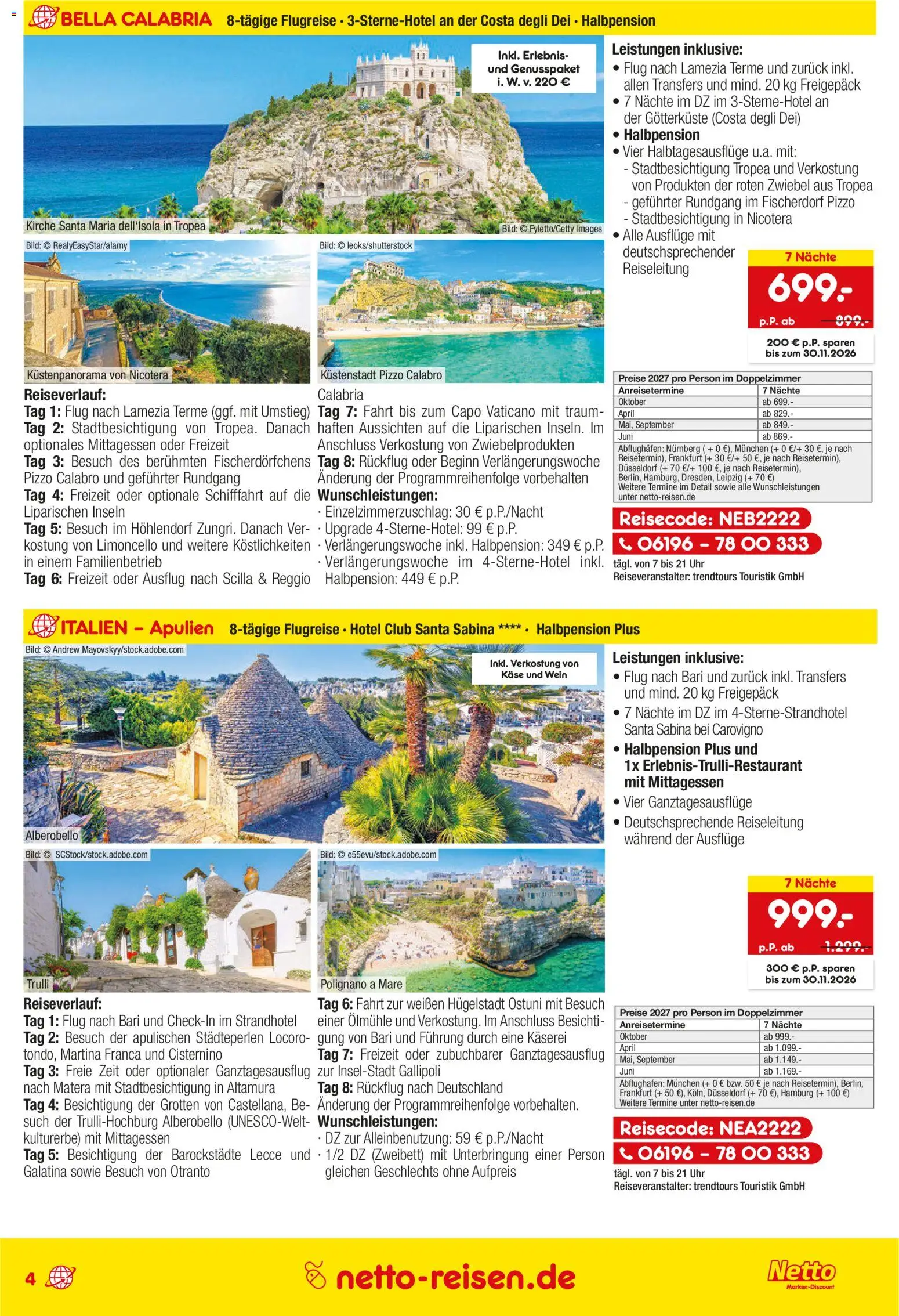 Netto Marken-Discount Reise-Sonderangebote – gültig ab 15.10.2026 | Seite: 4