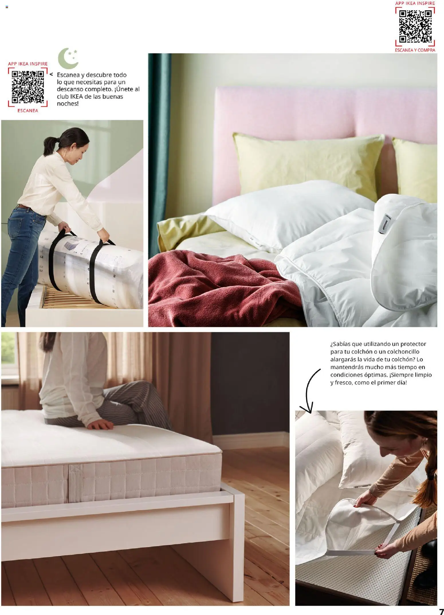 Catálogo IKEA Confort │ válido desde el 01.02.2026 | Página: 7 | Productos: Colchon