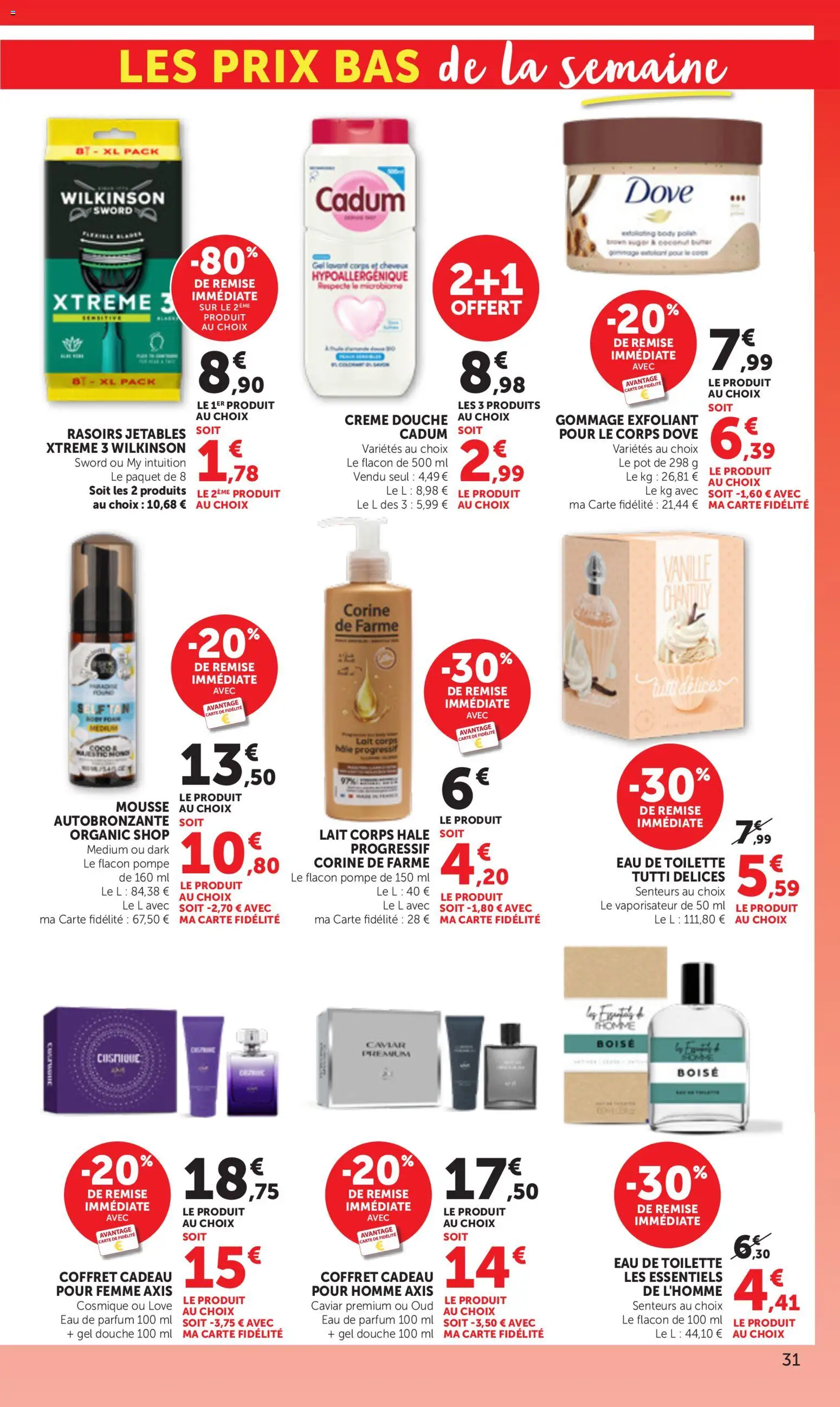 {H1} | Page: 31 | Produits: Caviar, Gommage, Crème, Eau de parfum