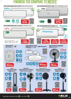 Vista previa Milar folleto válido desde el 01/07/2026 | Página: 15 | Productos: Aire acondicionado, Ventilador, Ventilador de pie