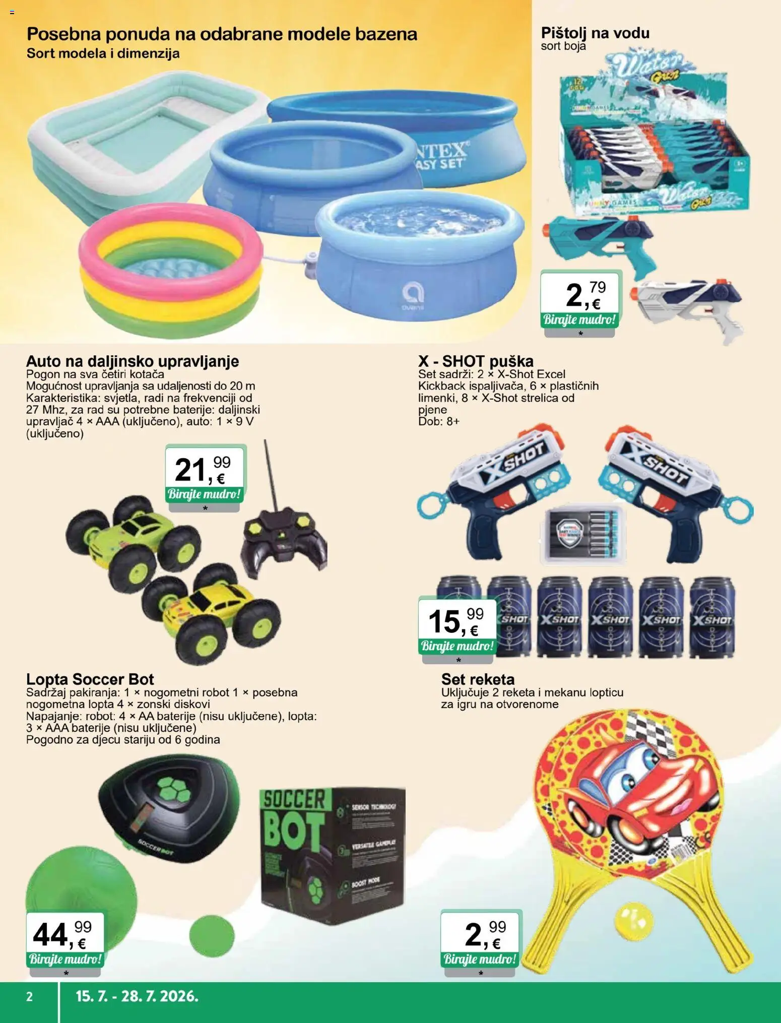 KTC katalog | vrijedi od 15.07.2026 | Stranica: 2 | Proizvodi: Robot, Lopta, Baterije