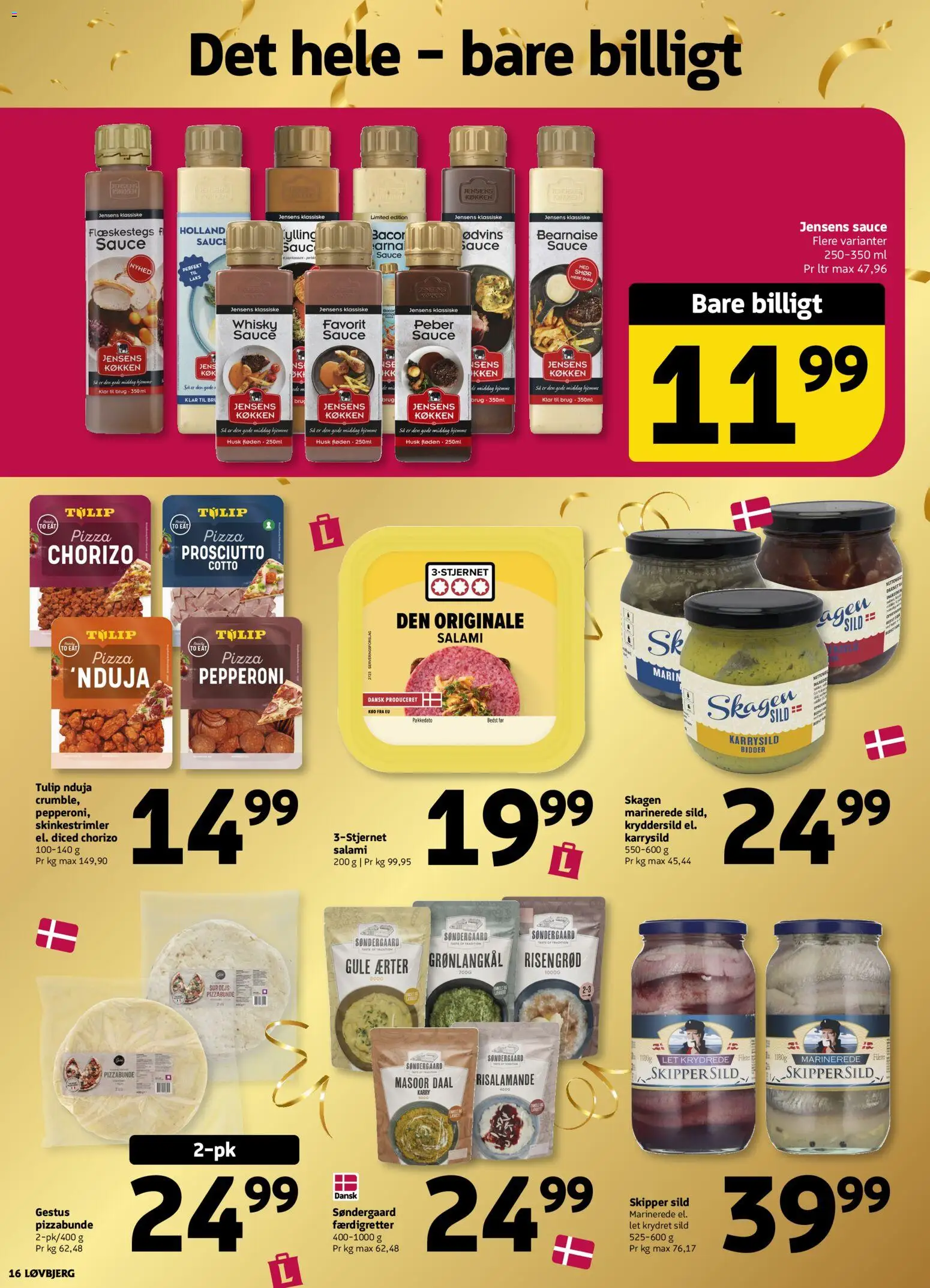 Løvbjerg tilbudsavis – gyldig fra 02/10/2026 | Side: 16 | Produkter: Smør, Whisky, Sild, Grønlangkål