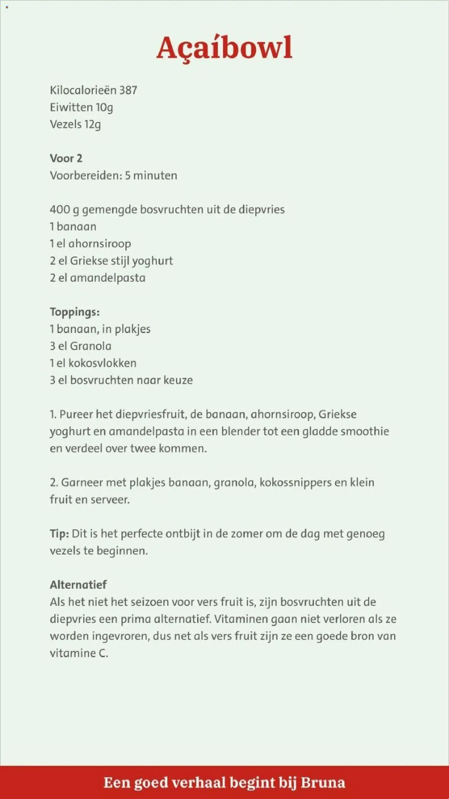 {H1} | Pagina: 37 | Producten: Ahornsiroop, Smoothie, Fruit, Banaan