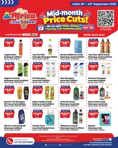 Africa Cash & Carry specials catalogue – valid from 18/09/2026
