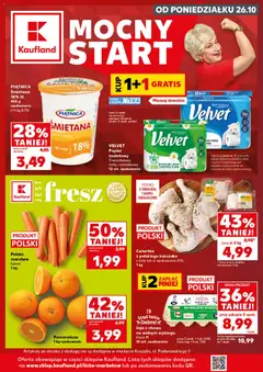 Náhled letáku Kaufland Polsko leták - Mocny start od 26.10.2026