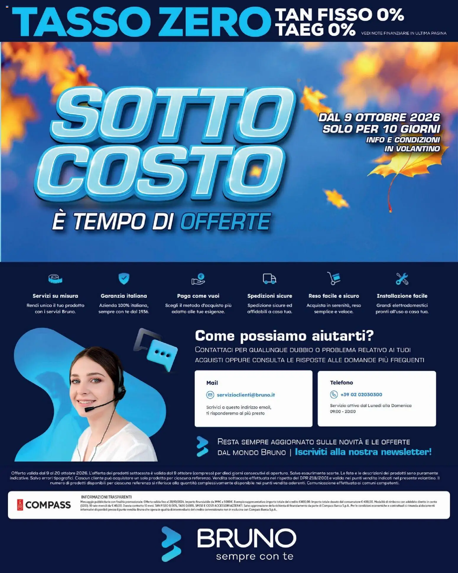 Volantino BRUNO del 09/10/2026 | Pagina: 43 | Prodotti: Tè, Telefono