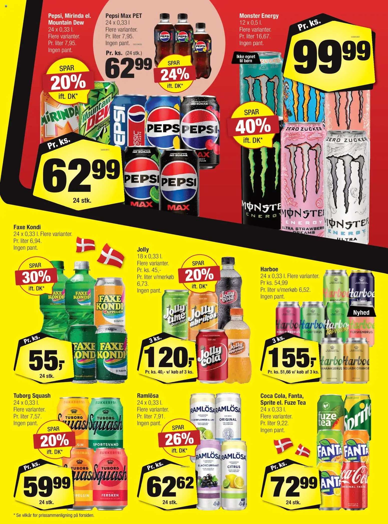 Calle tilbudsavis – gyldig fra 02/09/2026 | Side: 26 | Produkter: Squash, Pepsi, Pepsi Max, Tuborg Squash