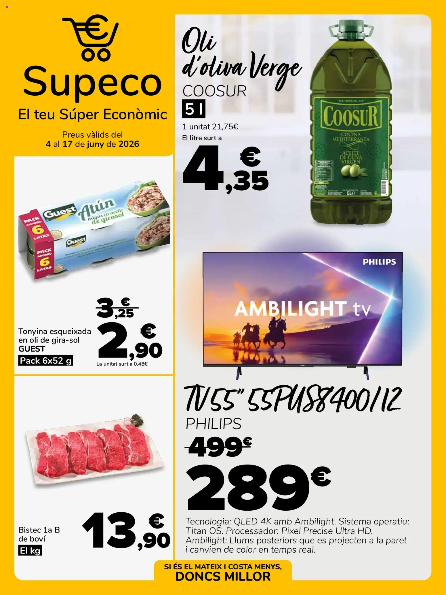 Supeco folleto │ válido desde el 04.06.2026 | Página: 1 | Productos: Aceite, Aceite de girasol, Cocina