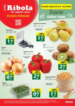 Ribola Svježa Ponuda - Pregled kataloga iz trgovine Ribola, vrijedi od 16.09.2026
