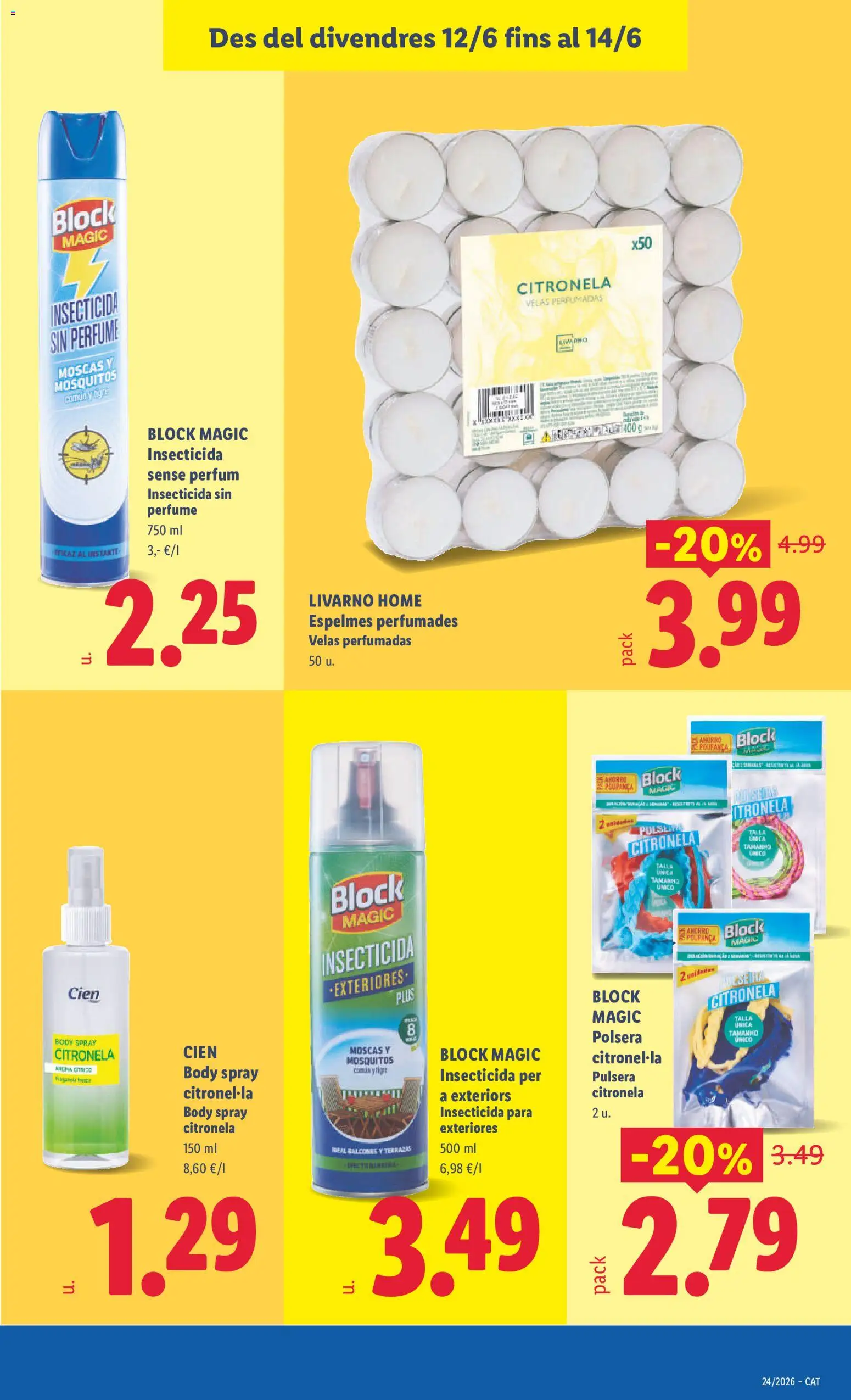 Lidl folleto │ válido desde el 08.06.2026 | Página: 53 | Productos: Perfume, Pulsera citronela, Body, Βραχιόλι