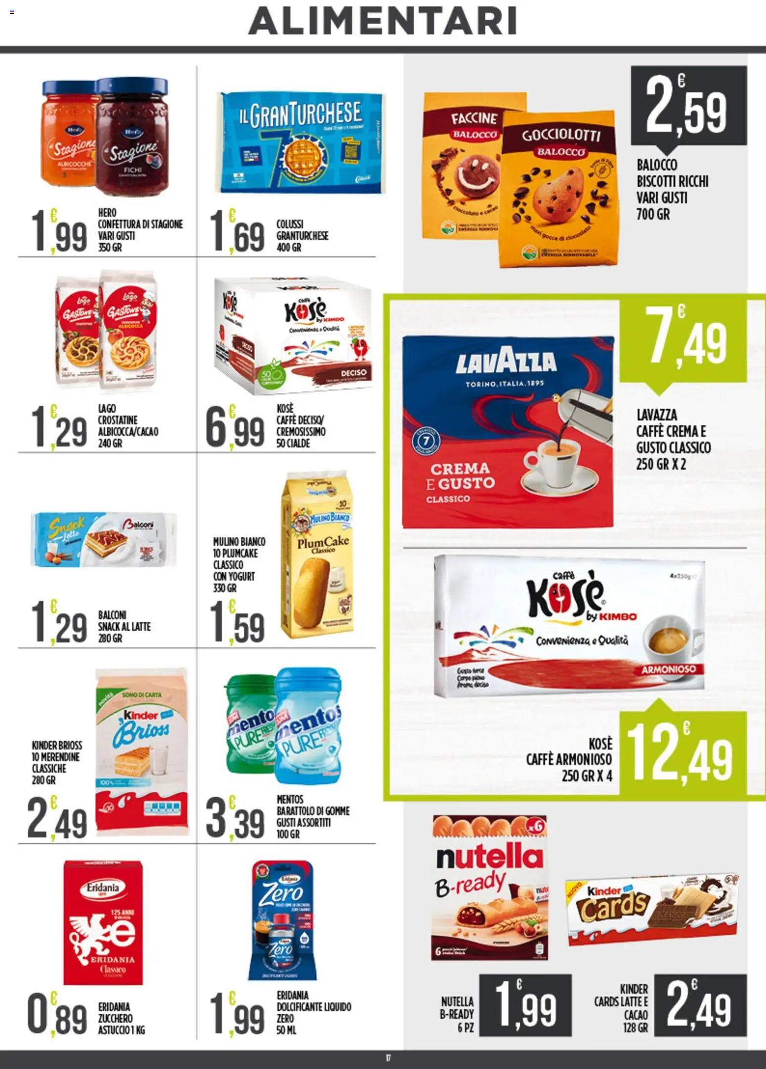 Volantino Euroesse del 15.06.2026 | Pagina: 17 | Prodotti: Yogurt, Zucchero, Cacao, Lavazza