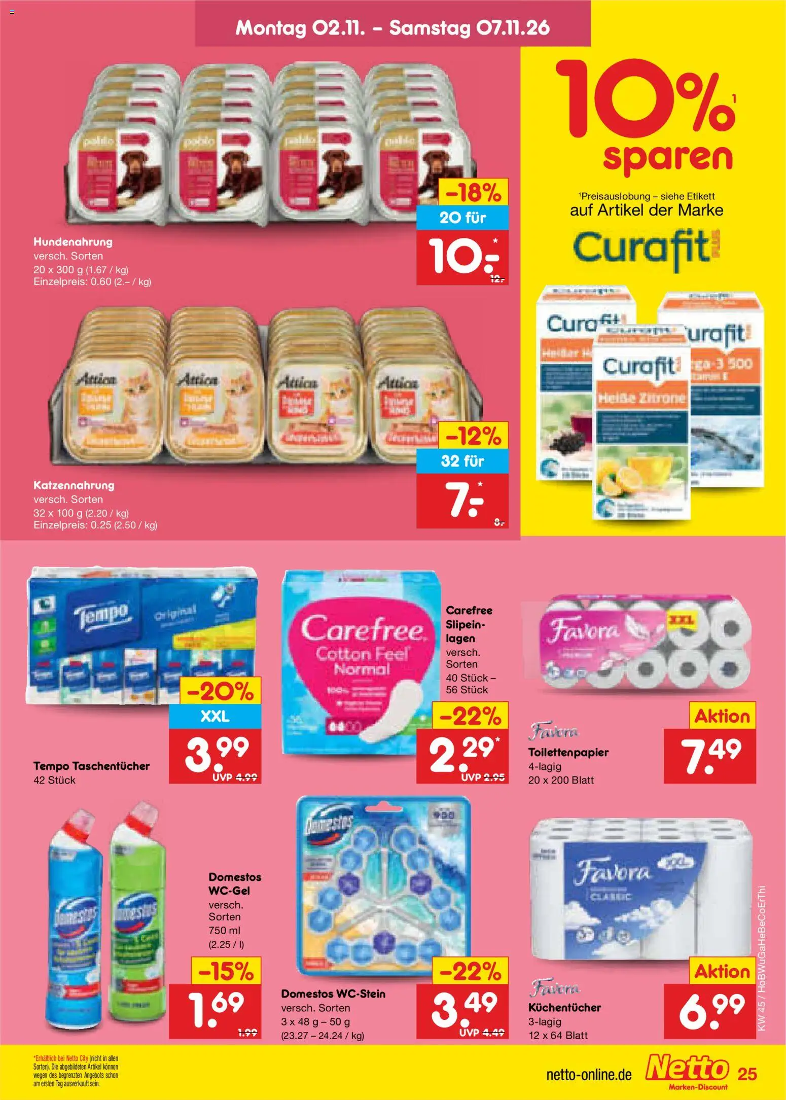 Netto Marken-Discount Prospekt – gültig ab 02.11.2026 | Seite: 35 | Produkte: Taschentücher, Tempo, Zitrone, Toilettenpapier