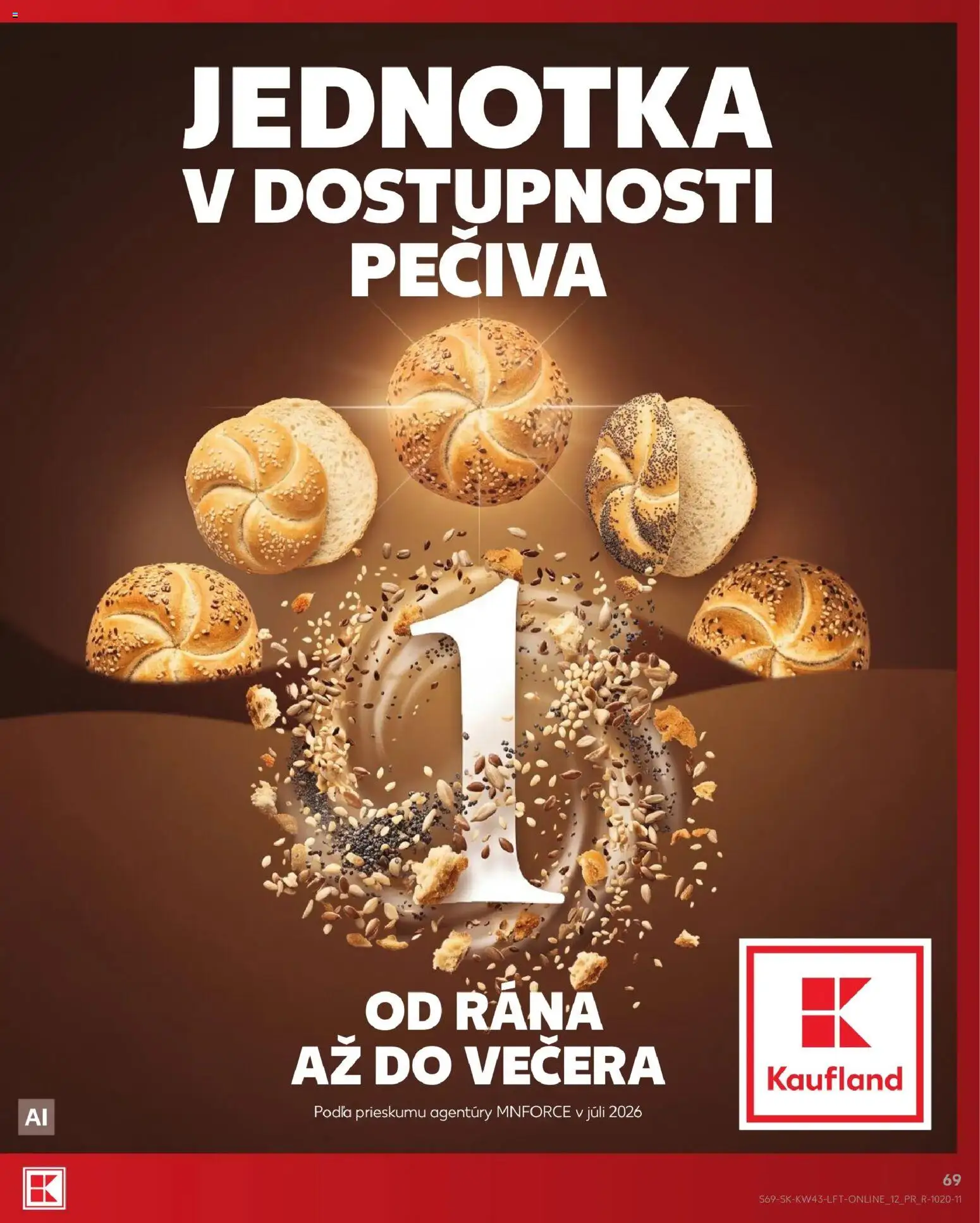 Kaufland SK akciós ujság - amely érvényes a következő dátumtól: 2026.10.22. | Oldal: 69