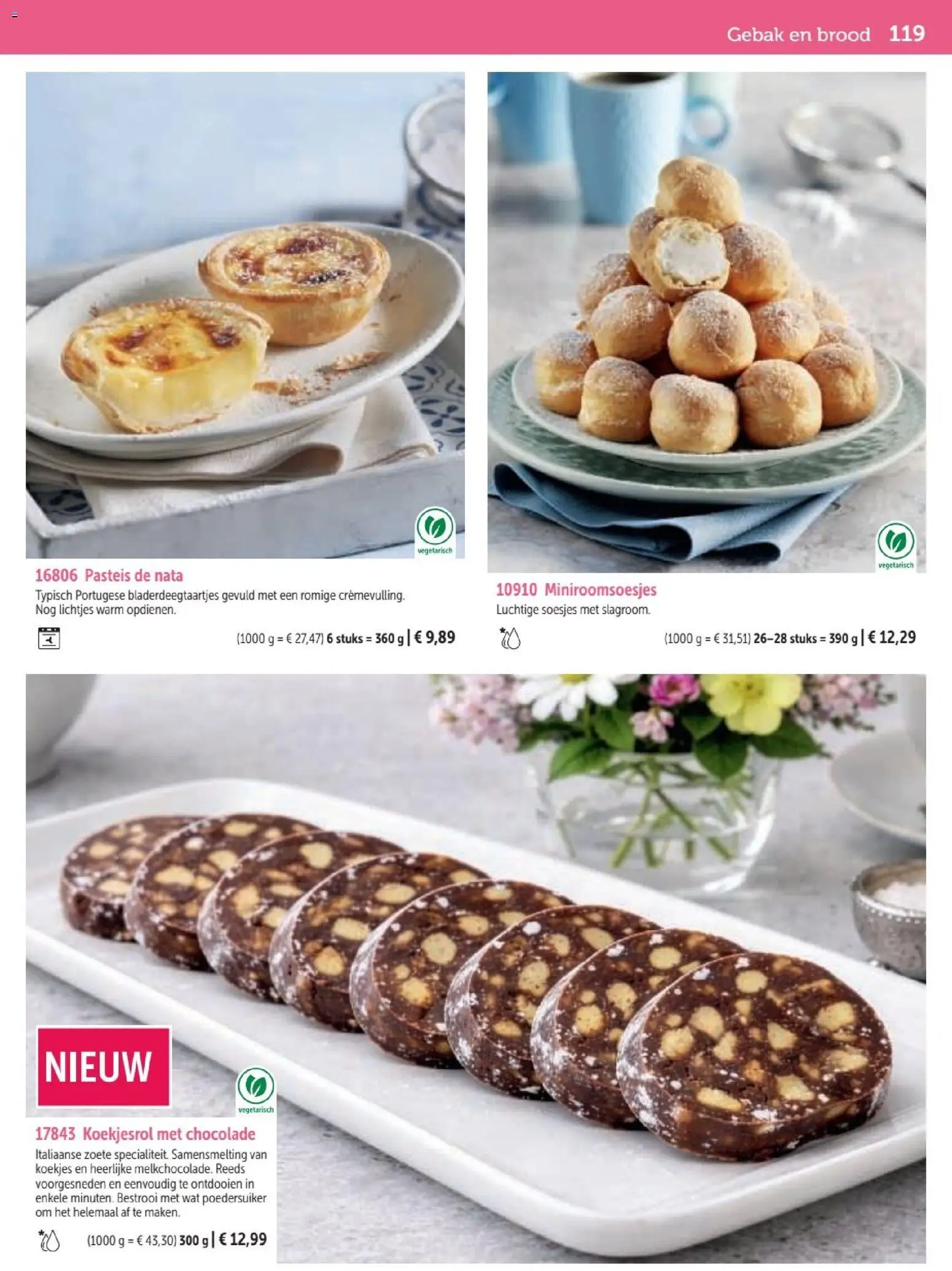 {H1} | Pagina: 119 | Producten: Koekjes, Poedersuiker, Brood, Chocolade