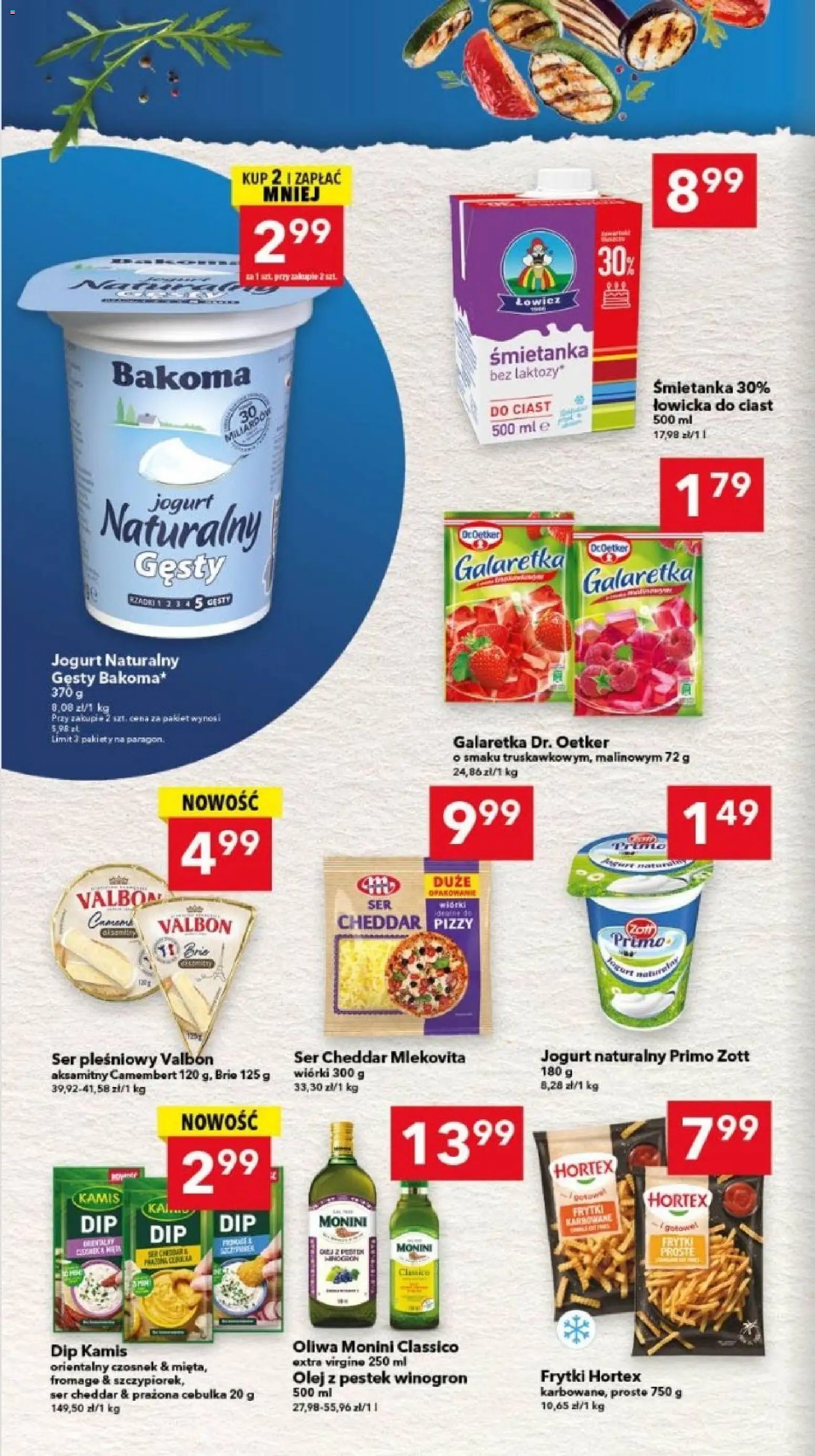 Lewiatan gazetka - Legnica od 02.06.2026 | Strona: 8 | Produkty: Czosnek, Jogurt naturalny gęsty, Cheddar, Ser cheddar