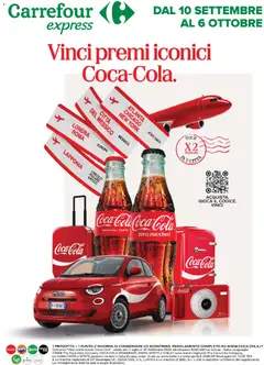Anteprima del volantino Carrefour volantino Express Coca-Cola valido a partire dal 10/09/2026