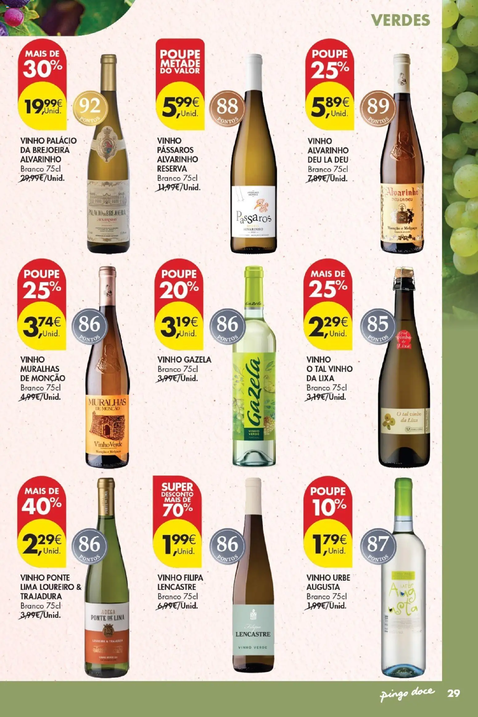Pingo Doce - Vinhos e Sabores de Portugal Madeira │ válido de 15/09/2026 | Página: 29 | Produtos: Lixa, Vinho, Lima