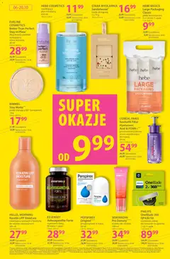 Pogląd oferty "Hebe gazetka" - ważna od 06.10.2026 | Strona: 19 | Produkty: Ashwagandha, Puder, Płatki, Antyperspirant