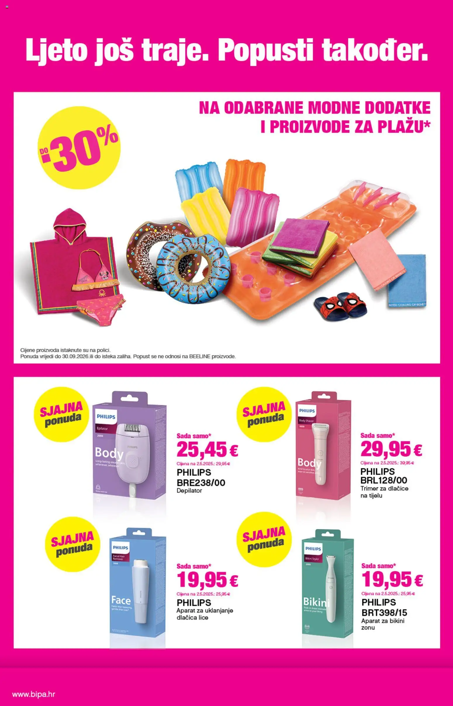 Bipa katalog | vrijedi od 20.08.2026 | Stranica: 24 | Proizvodi: Epilator, Depilator, Trimer