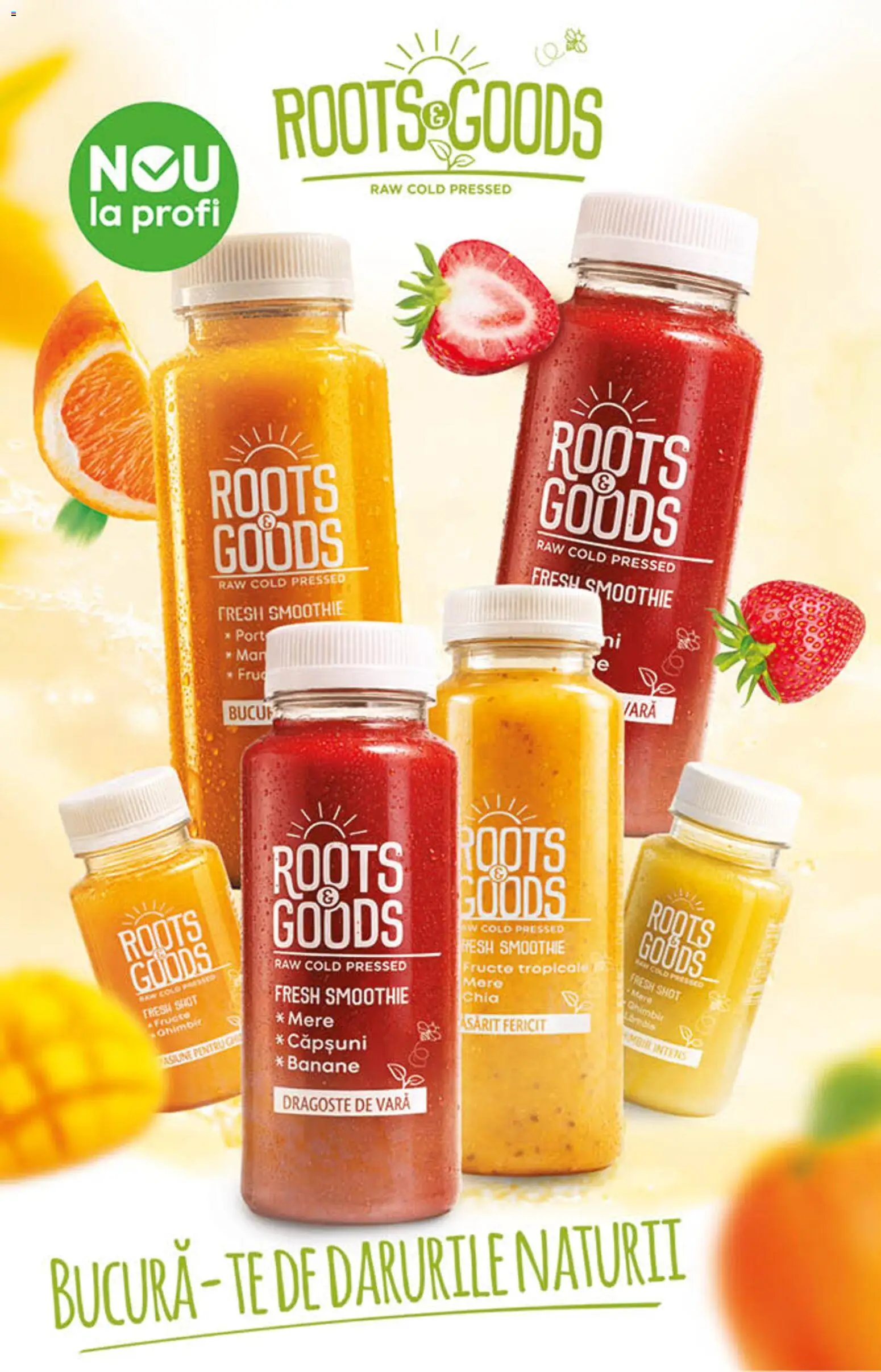 Noul catalog Profi – valabil de la 06.08.2026 | Pagină: 17 | Produse: Mere, Portocale, Banane, Smoothie