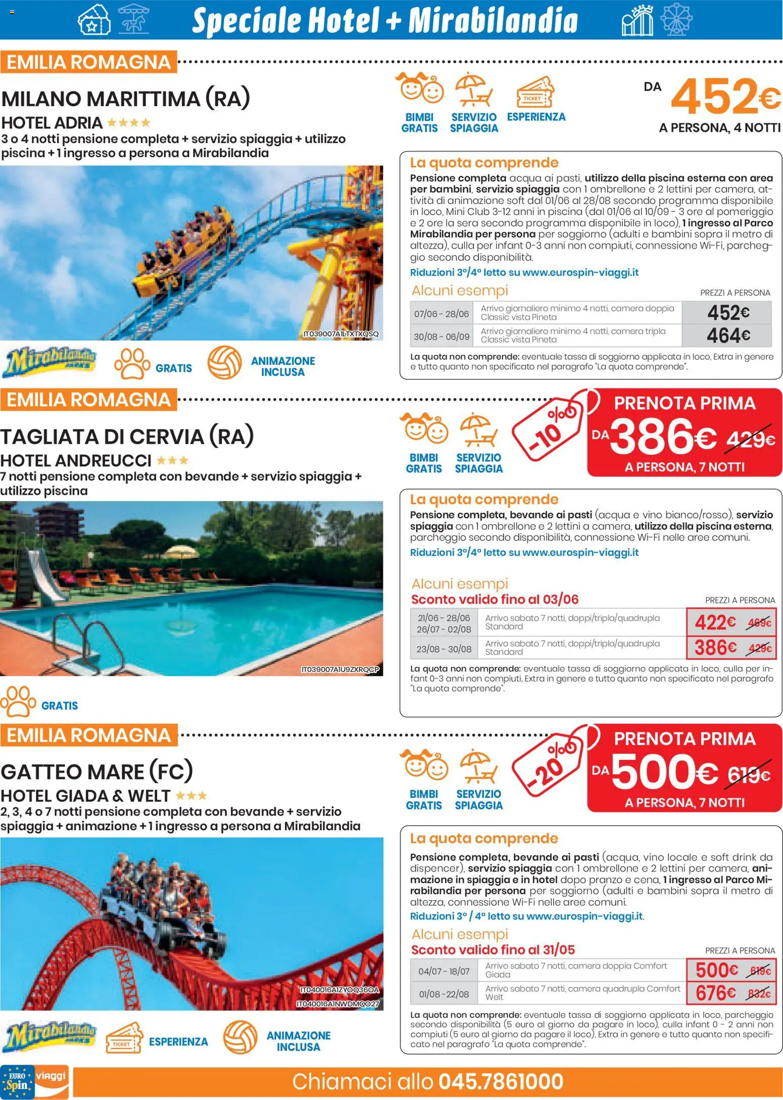 Volantino Eurospin del 07.05.2026 | Pagina: 4 | Prodotti: Ombrellone, Piscina, Culla, Letto